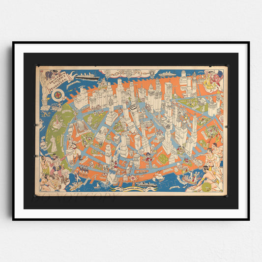 Map of Manhattan