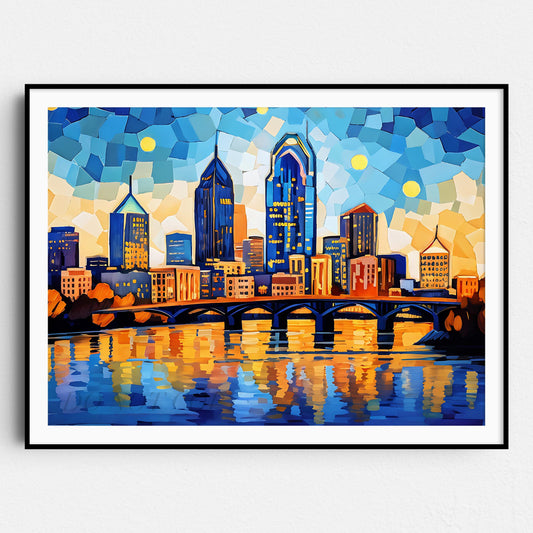 Nashville As Van Gogh Starry Night