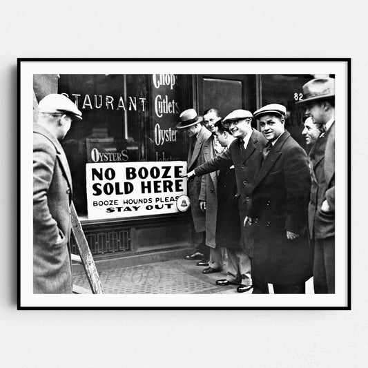 No Booze Sold Here - Prohibition 1920s