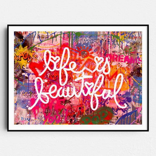 Banksy Life Is Beautiful