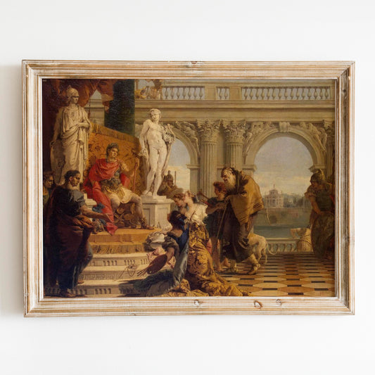 Maecenas Presenting the Liberal Arts to the Emperor Augustus, Giovanni Battista Tiepolo, 1743