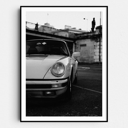 Old Porsche Front View