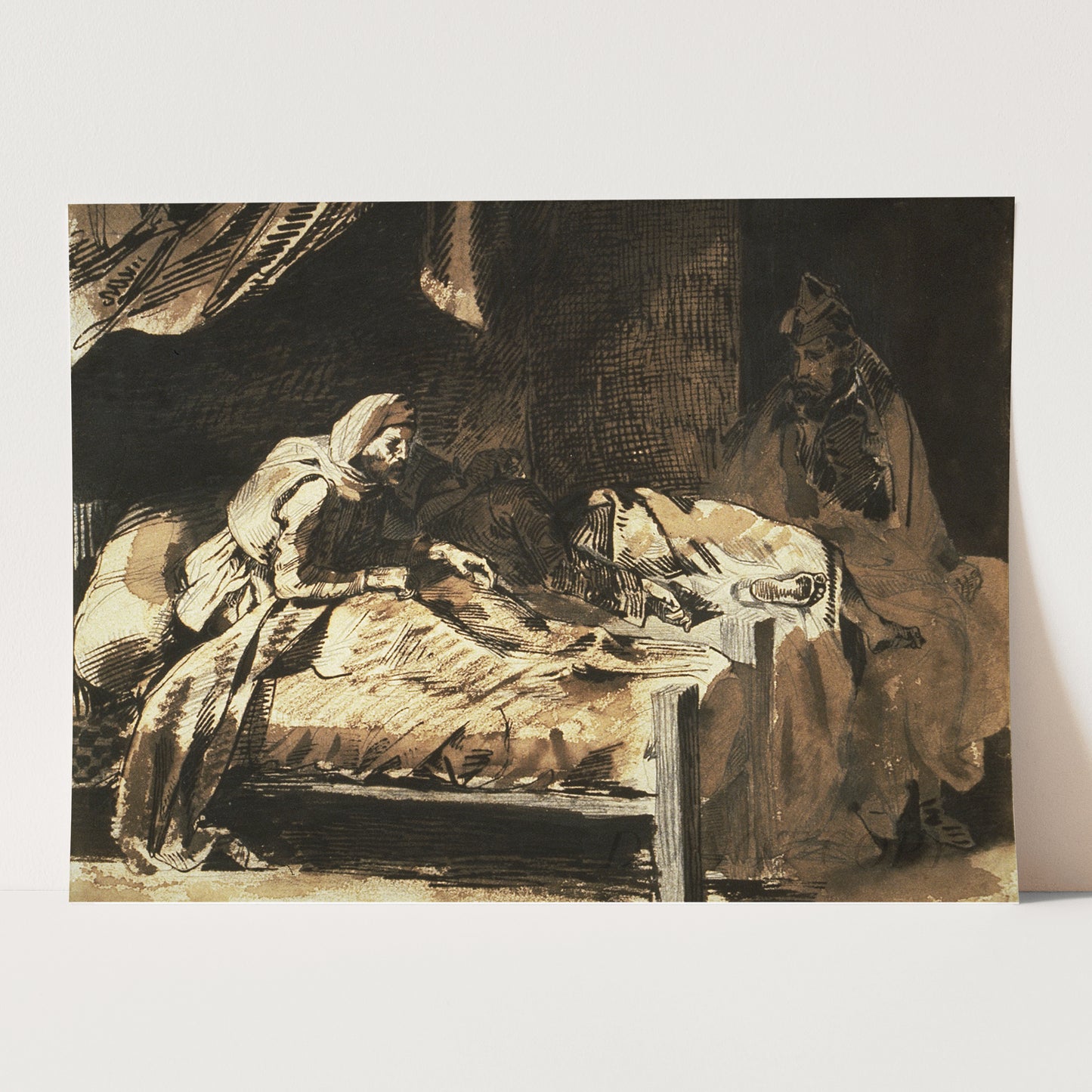 Military Hospital by Eugène Delacroix