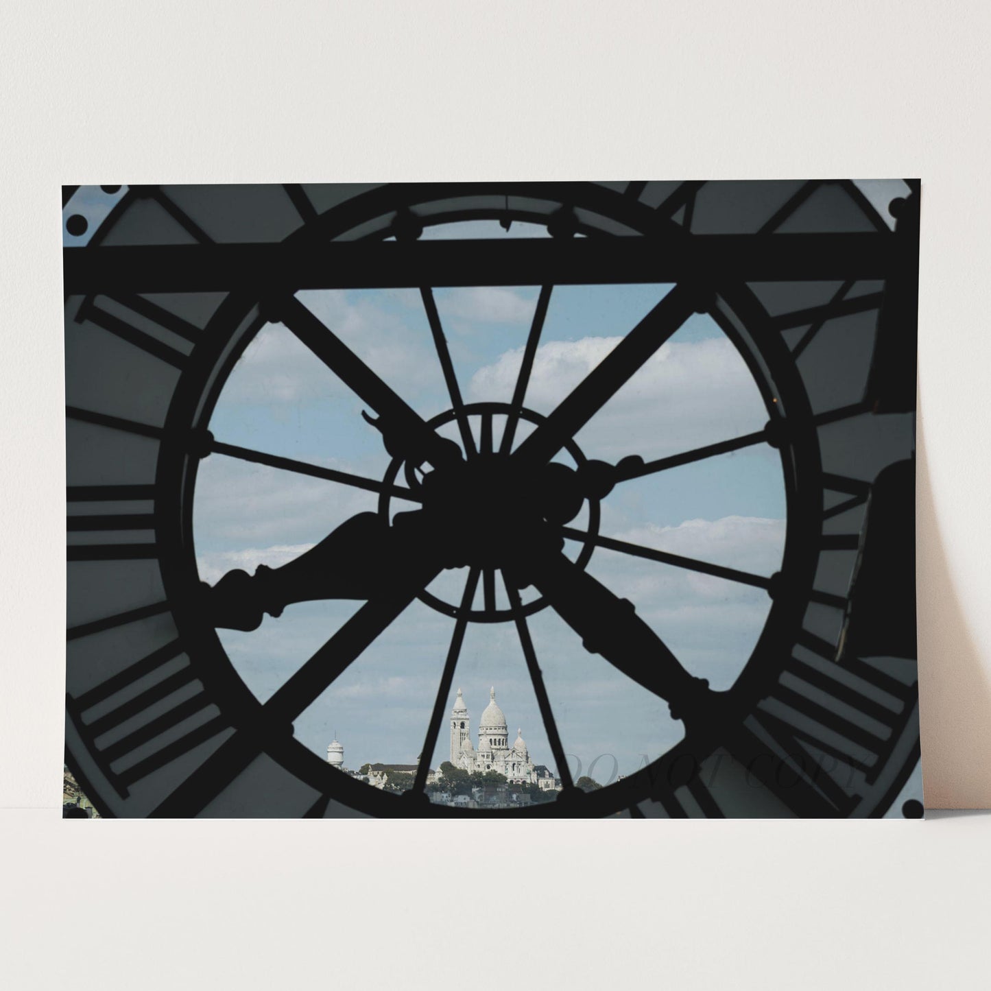 Mont Martre Through Orsay Clock