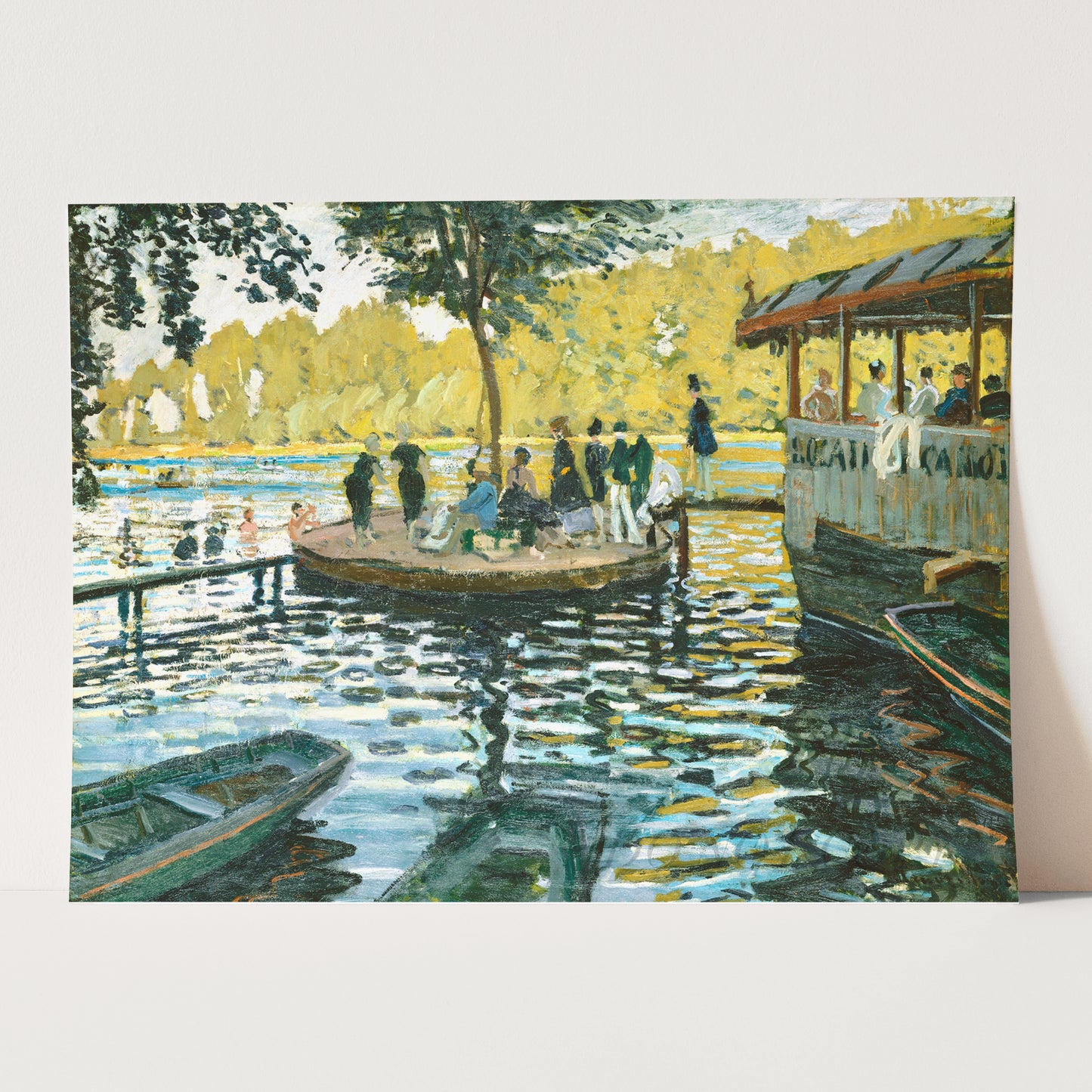 La Grenouillère (1869) by Claude Monet