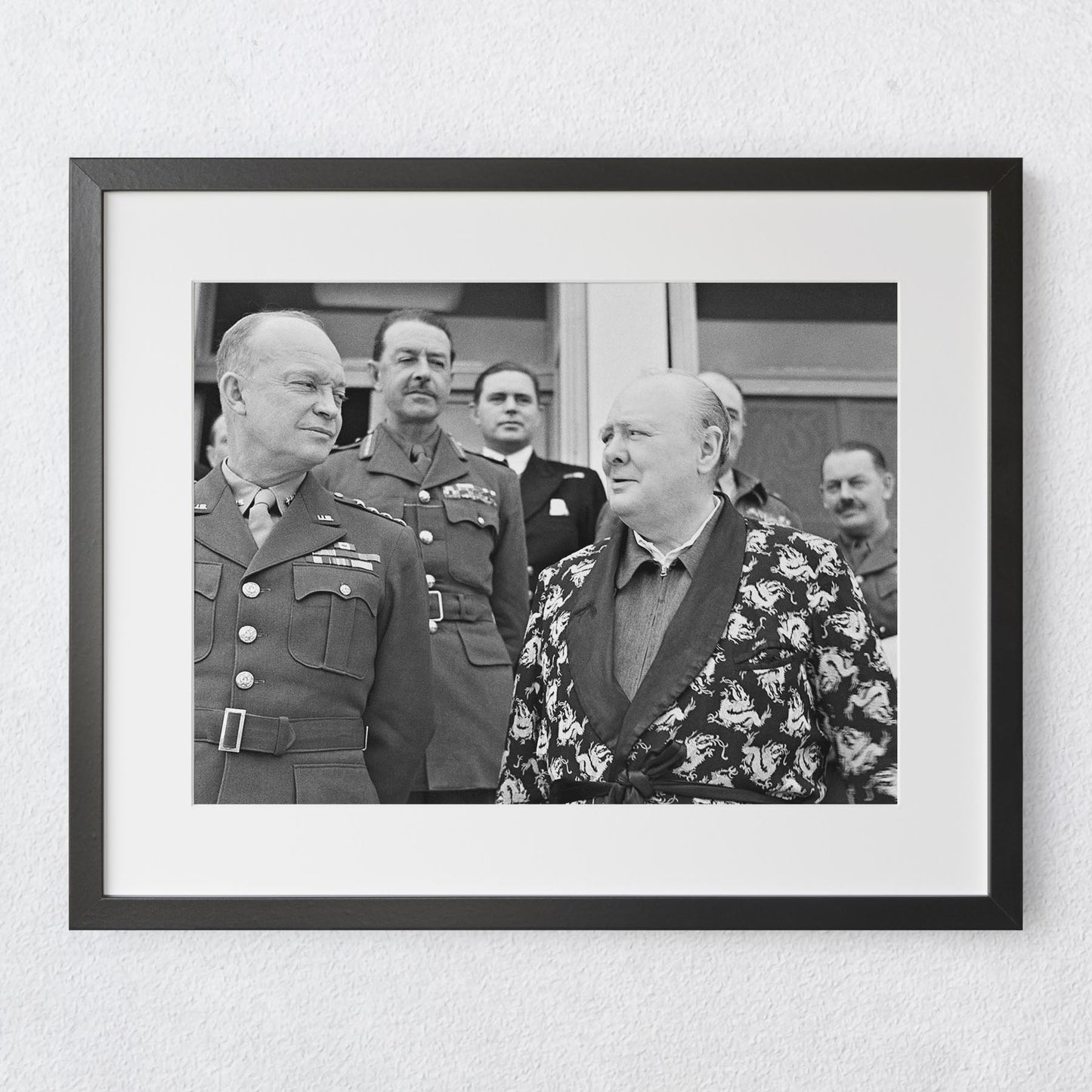 Winston Churchill & Dwight Eisenhower