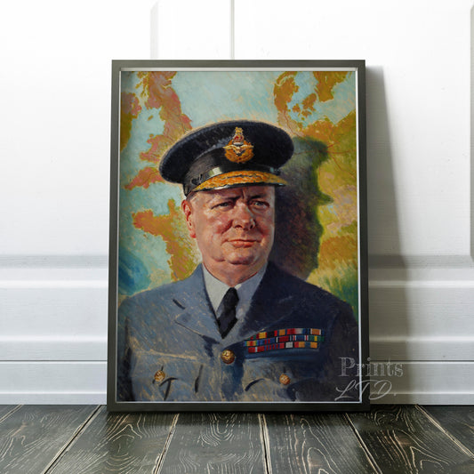 Winston Churchill in RAF uniform